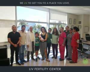 IVF in Mexico - LIV Fertility Center Team Member with Baby