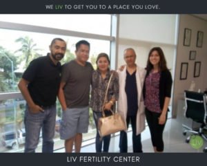 IVF in Mexico - LIV Fertility Center Patient with Team