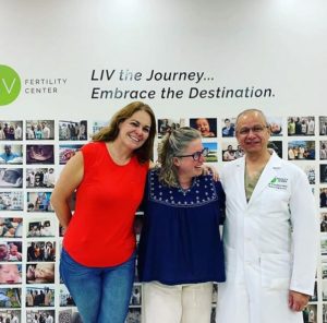 LIV Patient Michelle with Dr. Velez