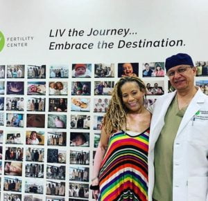 Tanisha with Dr. Velez