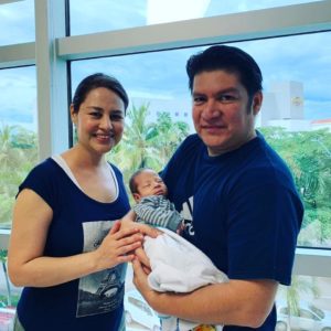 Luis and Mayra with Baby Alan LIV Patients