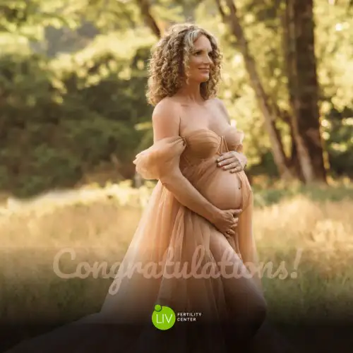 Historia de éxito de la mamá embarazada Liv